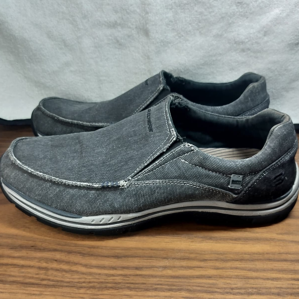 Skechers Men's Gray Slip-On Shoes